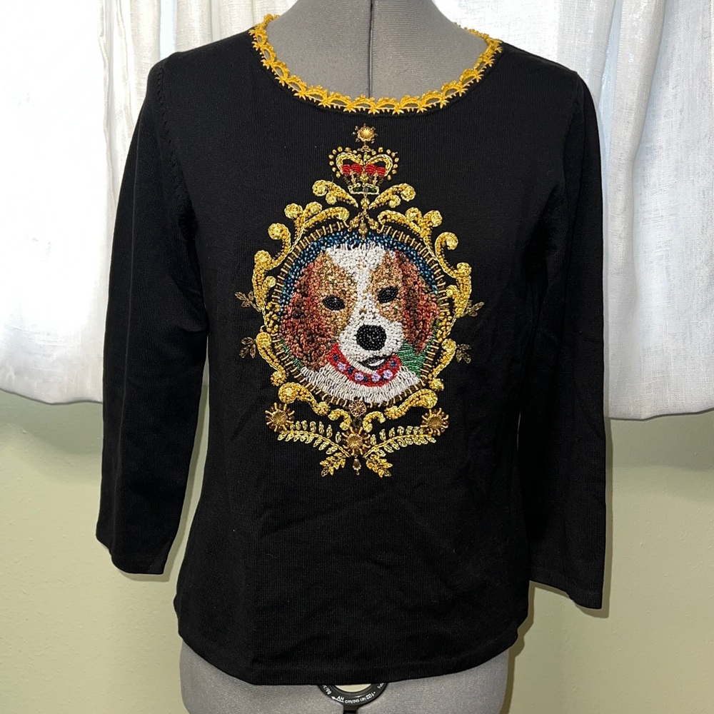 Michael Simon Silk & Cotton Blend Sweater